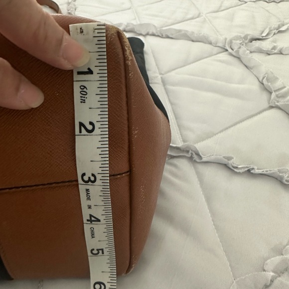 Tory Burch Black Nylon Tote/Camel Accents - Picture 15 of 16